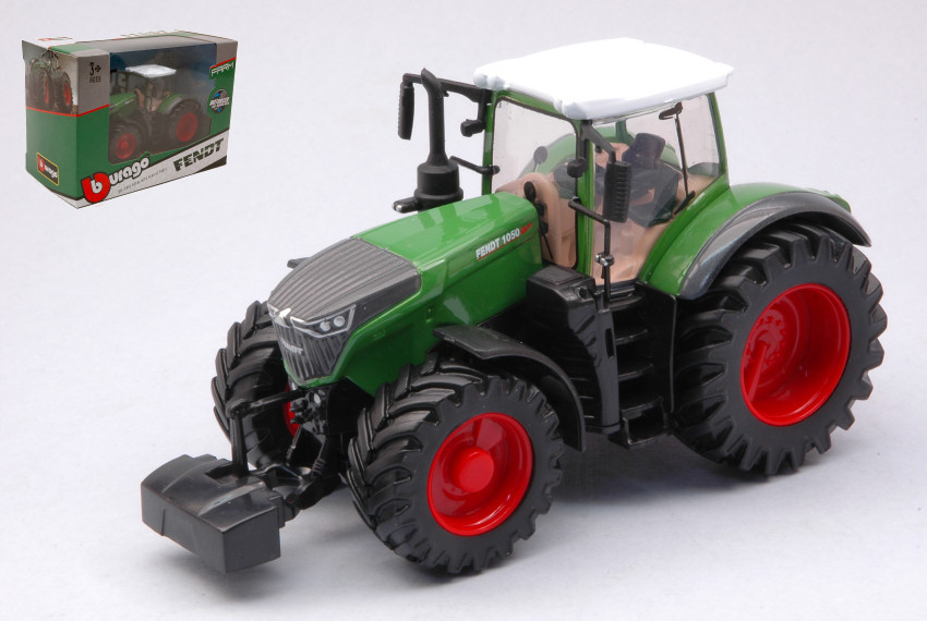 Modellino Trattore Burago FENDT 1050 VARIO TRACTOR Cm 10 Modellismo