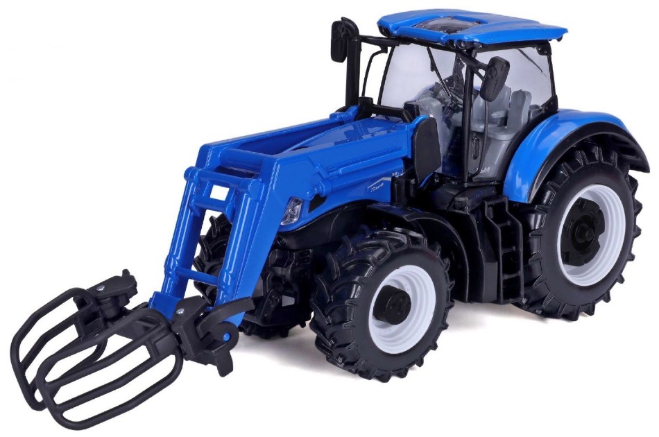 Modellino Trattore Mezzi Agricoli Burago Trattore New Holland T Con