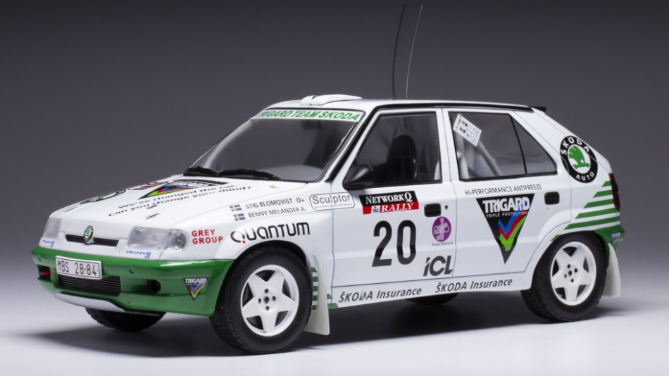 Modellino Auto Rally Scala Ixo Model Skoda Felicia Kit Car N