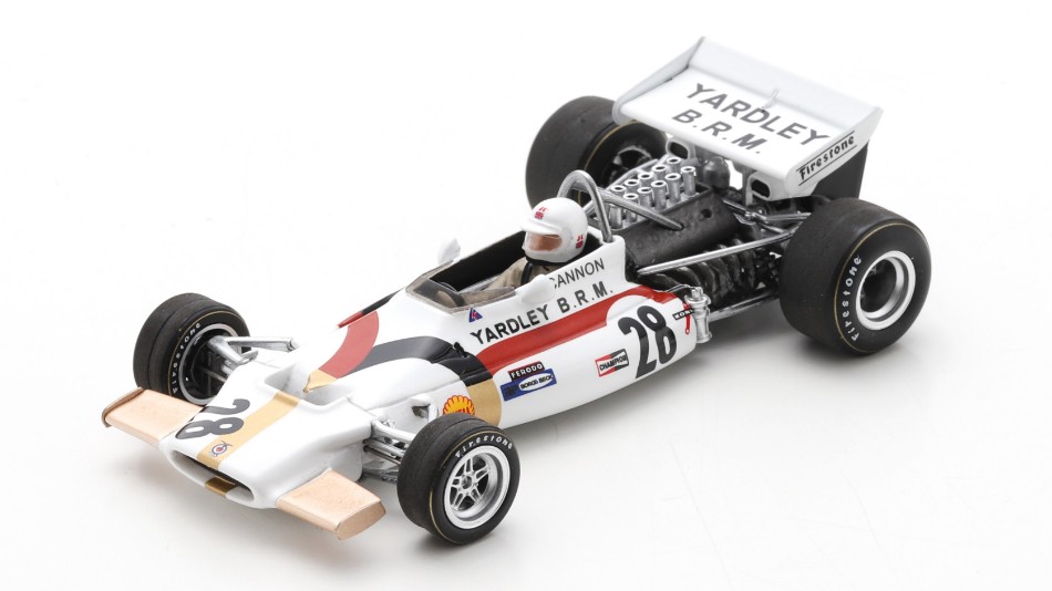 Modellino Auto Formula 1 F1 Scala 1 43 Spark Model BRM P153 N 28 US GP