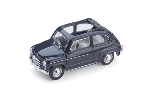 Model Car Scale 1:43 Brumm FIAT 600D 600 D vintage diecast miniatures coche