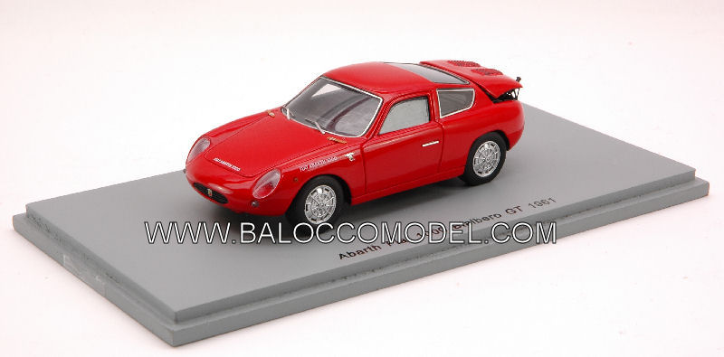 Miniature Voiture auto Modèle Spark diecast 1:43, modèle de voiture ABARTH BIALBERO