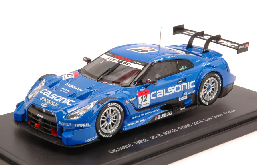 Miniature voiture Ebbro diecast NISSAN GT-R N.12 WINNER FUJI SUPER GT500 H.YASH...