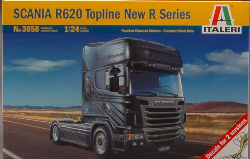 Modellino camion modellismo kit di montaggio truck Italeri SCANIA R 620 1:24