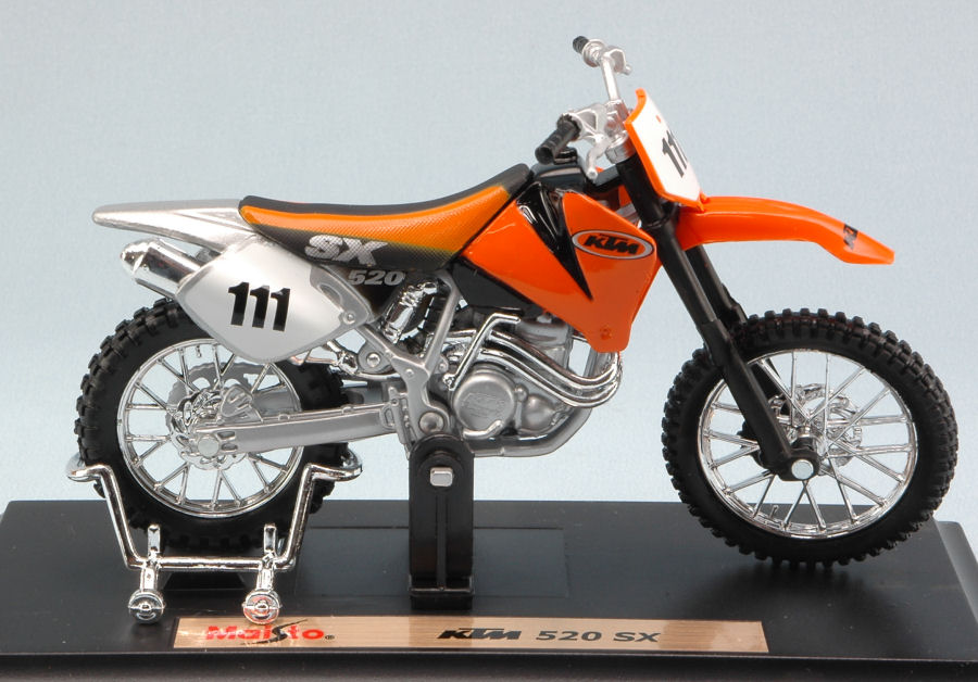 KTM 520SX motorcycle vehicles motorbike model 1:18 scale