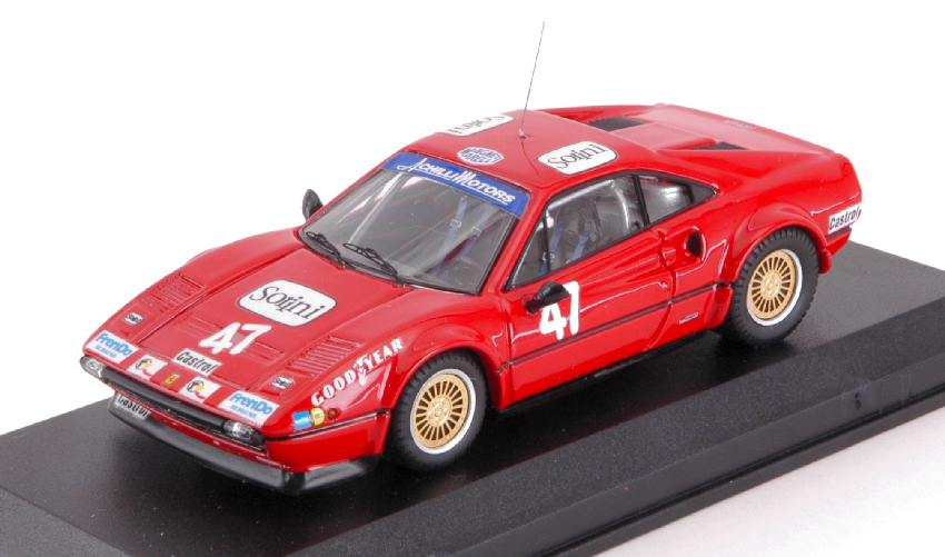 Model Car Scale 1:43 Best Model Ferrari 308 Gtb Gr.4 N.47 Winner