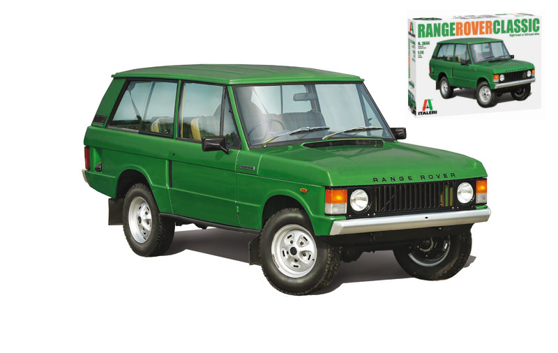 Modellino auto kit di montaggio Italeri RANGE ROVER scala 1:24 modellismo