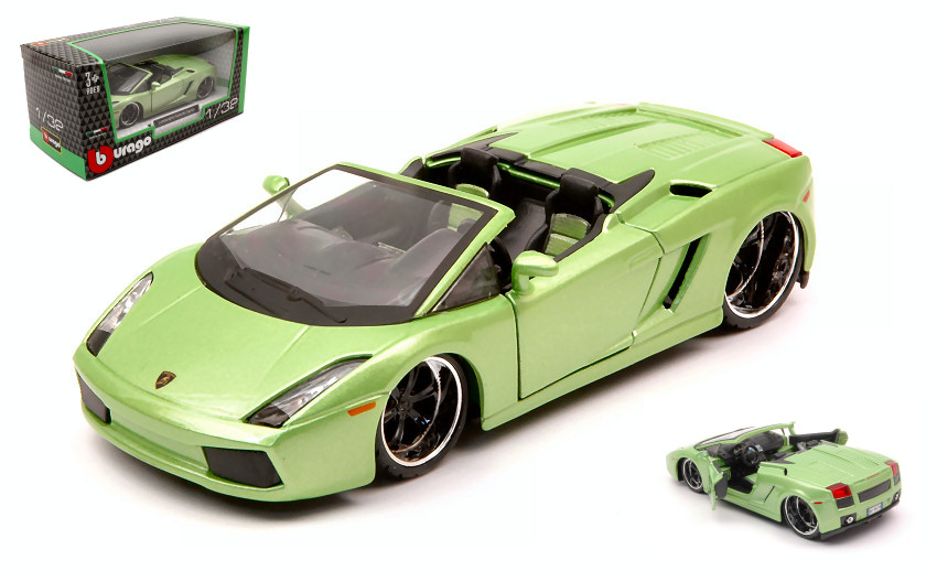 Coche Coche a escala 1:32 Burago LAMBORGHINI GALLARDO SPYDER miniaturas diecast