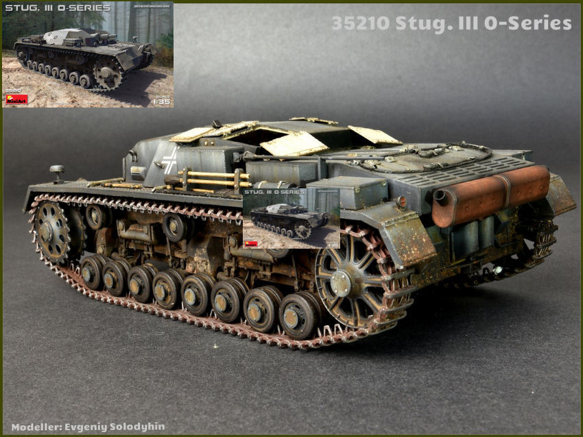 Modellino model kit di montaggio Miniart  tank carri armati STUG.III 0-SERIES...