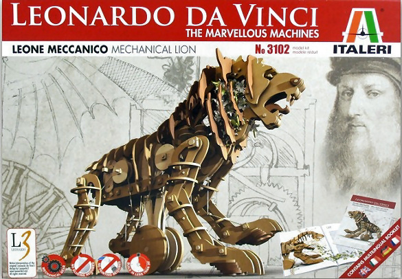 Miniature Modélisme Italeri LION MÉCANIQUE LEONARDO DA VINCI 21 cm