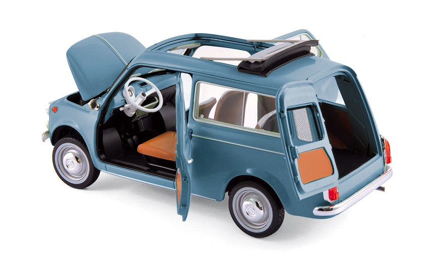 Modellini di auto 1/18 scala 1960 Fiat 500 modello di auto di simulazione  di lusso collezione classica per mostrare regali per bambini - AliExpress