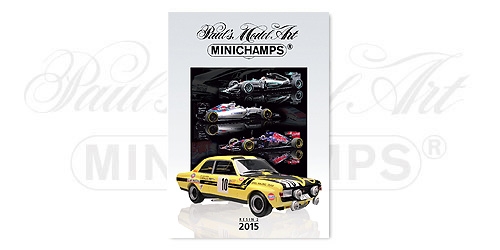 Modellino auto book booklet CATALOGO MINICHAMPS 2015 modellismo da collezione