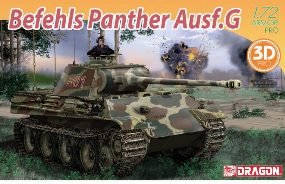 Model military tanks model assembly kit Dragon BEFEHLS PANTHER...