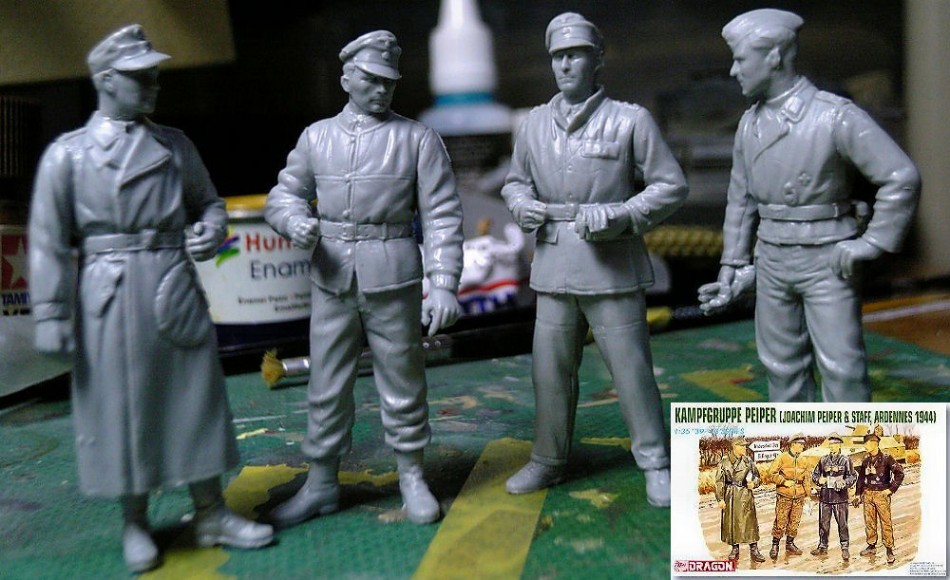 Modellino model kit figure militari diorami Dragon KAMPFGRUPPE 1:35 modellismo