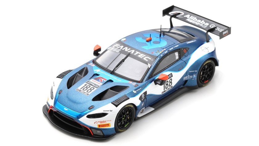 Coche Coche Spark Modelo ASTON MARTIN VANTAGE GT3 24H SPA 2021 1:43 WEST-EA...