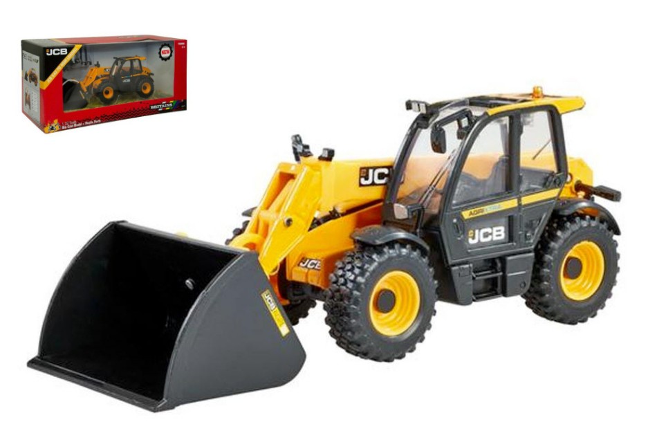 Britains JCB 542-70 AGRIXTRA LOADALL excavator bulldozer model 1:32 diecast ...