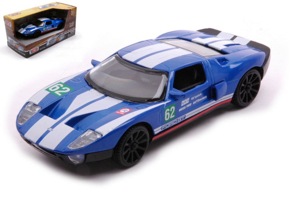 Modellino auto scala 1:43 FORD GT RACING BLUE racing modellismo statico