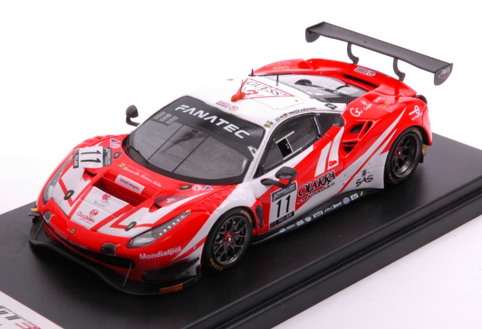 Modellino auto scala 1:43 Looksmart  FERRARI 488 GT3 N.11 24H SPA 2021 KOHM.Z...