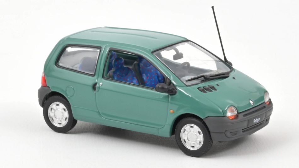 MODELLINO AUTO STATICO DIECAST RENAULT TWINGO 1993 VERDE MODELLISMO SCALA 1:43