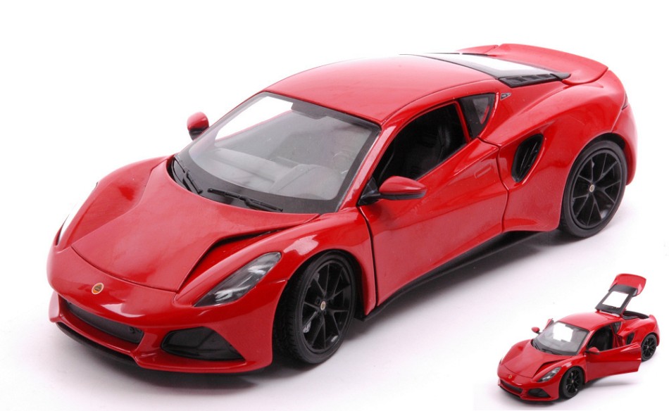 Miniature voiture auto 1:24 LOTUS EMIRA 2021 RED modélisation statique diecast