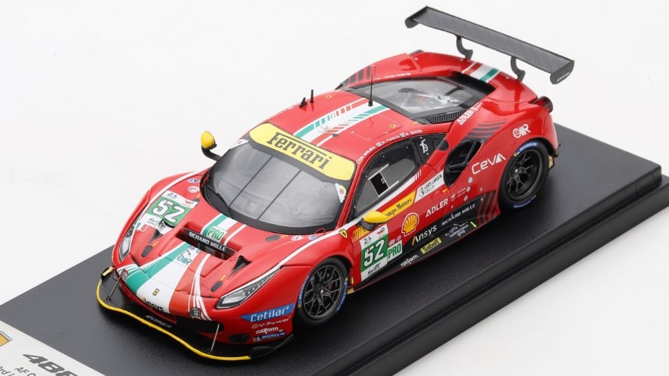 Modellino auto scala 1:43 Looksmart FERRARI 488 GTE EVO LMGTE 2022 modellismo