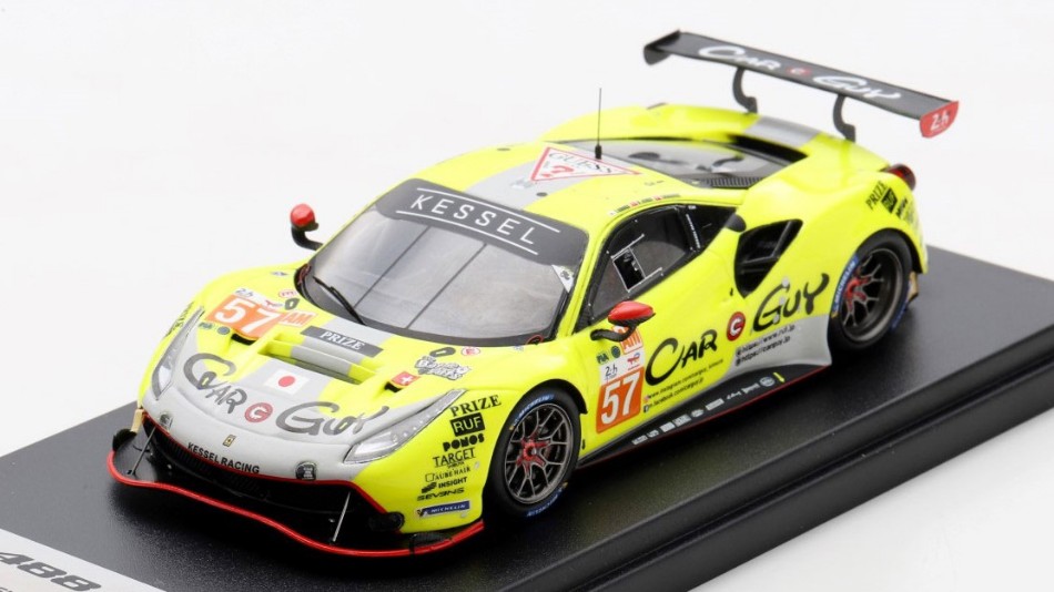 Coche Coche escala 1:43 Looksmart FERRARI 488 GTE EVO KESSEL le mans 2022