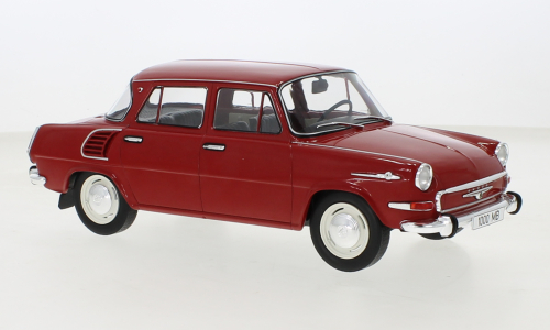modellauto Rotes modellbau SKODA 1000 MB 1964 im Maßstab 1:18automodellsammlung