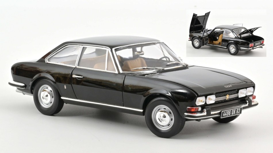 modellauto Auto Norev PEUGEOT 504 COUPE diecast Maßstab im Maßstab 1:18modellbau 1969