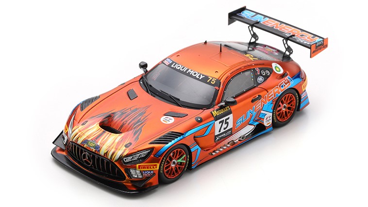 1:43 scale model car spark model MERCEDES GT3 N.75 12H BATHURST 2022 racing