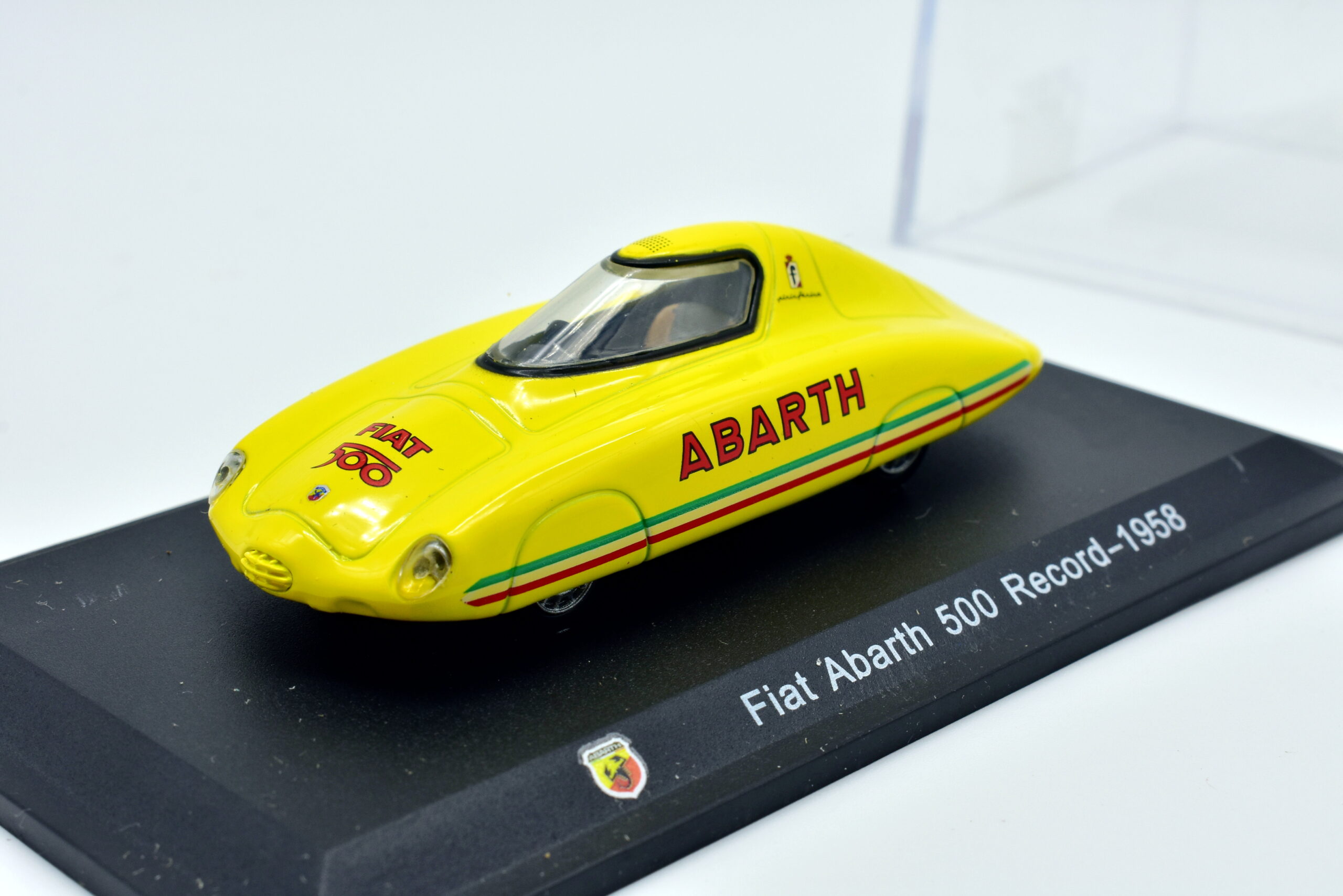 Modellino auto FIAT ABARTH 500 RECORD scala 1:43 diecast modellismo collezione x