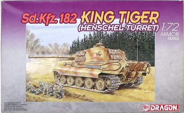 Modellino carri armati TANK model kit di montaggio Dragon  SD.KFZ.182 KINGTIG...