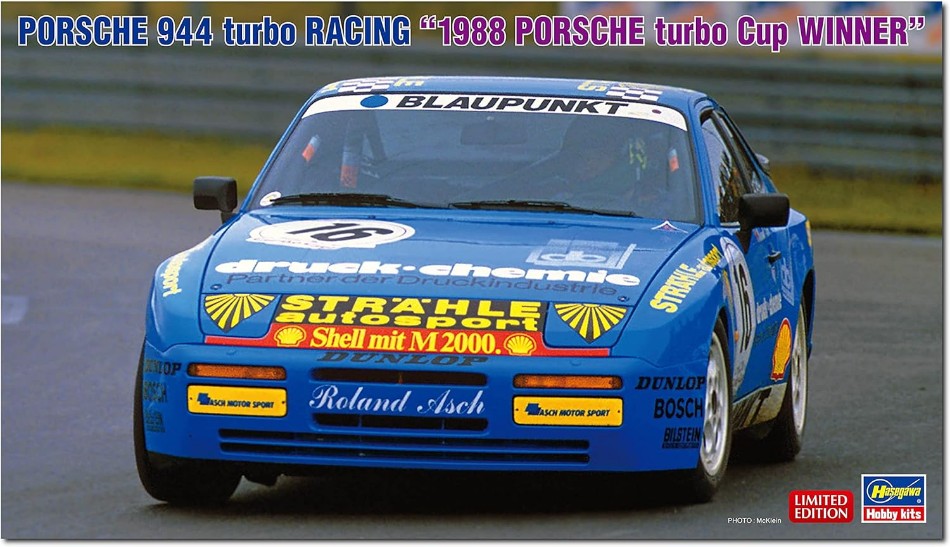 modellauto Automodellbausatz Hasegawa PORSCHE 944 TURBO RACING 1988 1:24