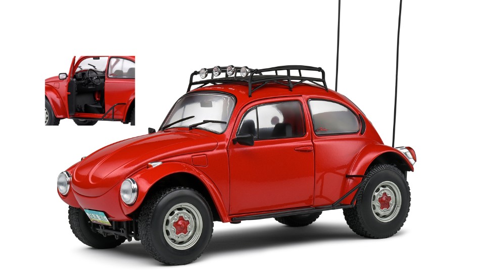 Miniature voiture auto 1:18 Solido VOLKSWAGEN BAJA RED diecast modélisation statique