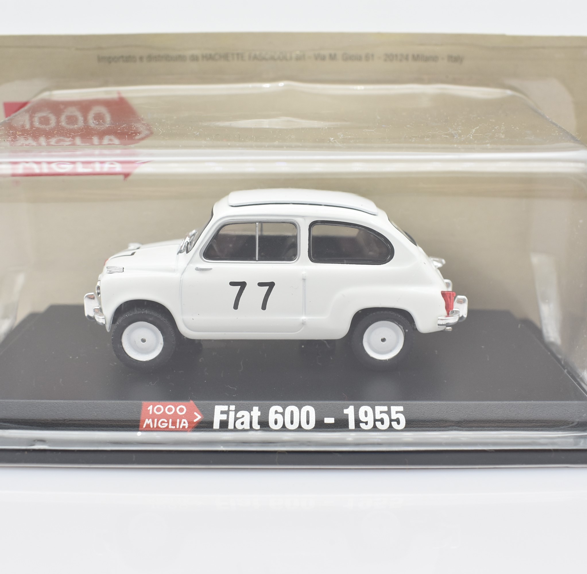 Models Car 1000 Miles Scale 1:43 Fiat 600 Abarth diecast collection IXO  Cars