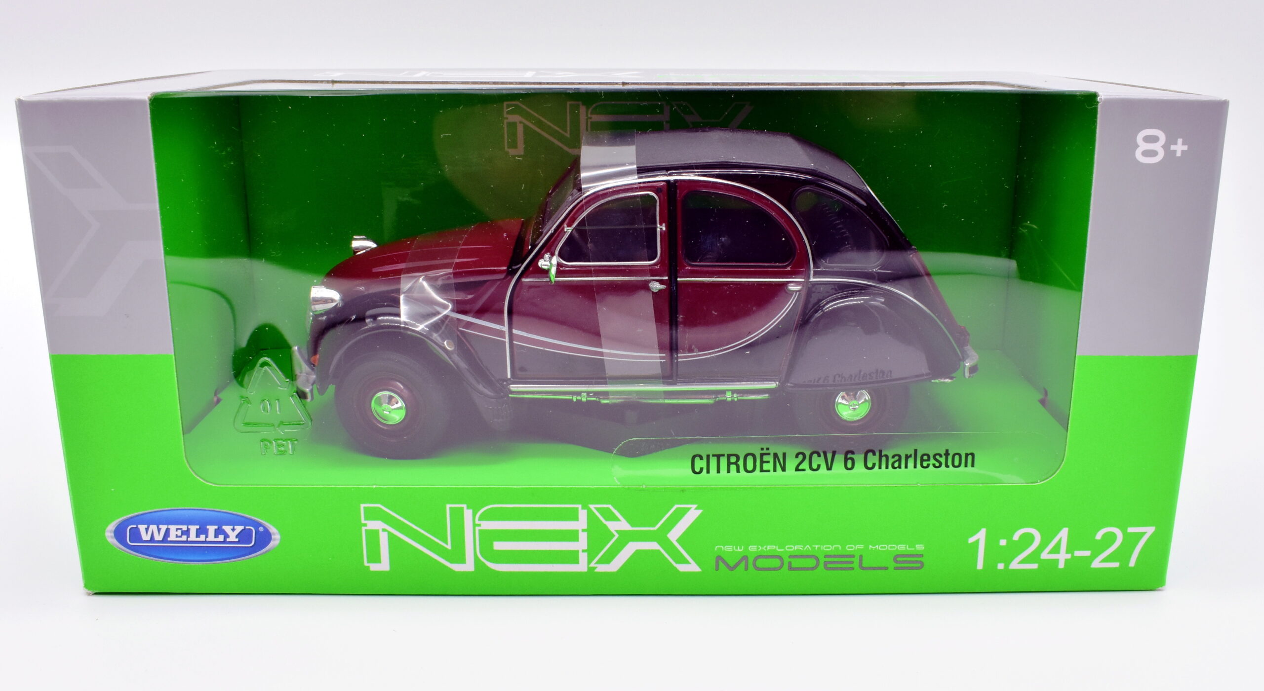 MODELLINO AUTO SCALA 1:18 DIECAST CITROEN 2CV 2 CV CHARLESTON EPOCA  MINIATURE