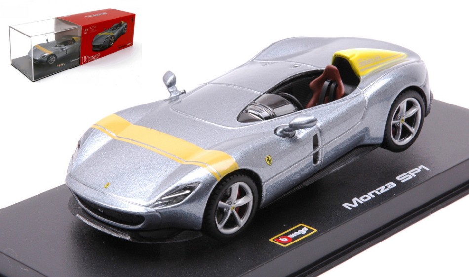 Modellino auto scala 1:18 Burago FERRARI MONZA SP1 diecast modellismo  statico