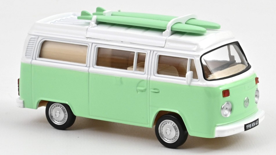 Modellino auto scala 1:43 Norev VW COMBI T2b CAMPER VAN bus diecast modellismo