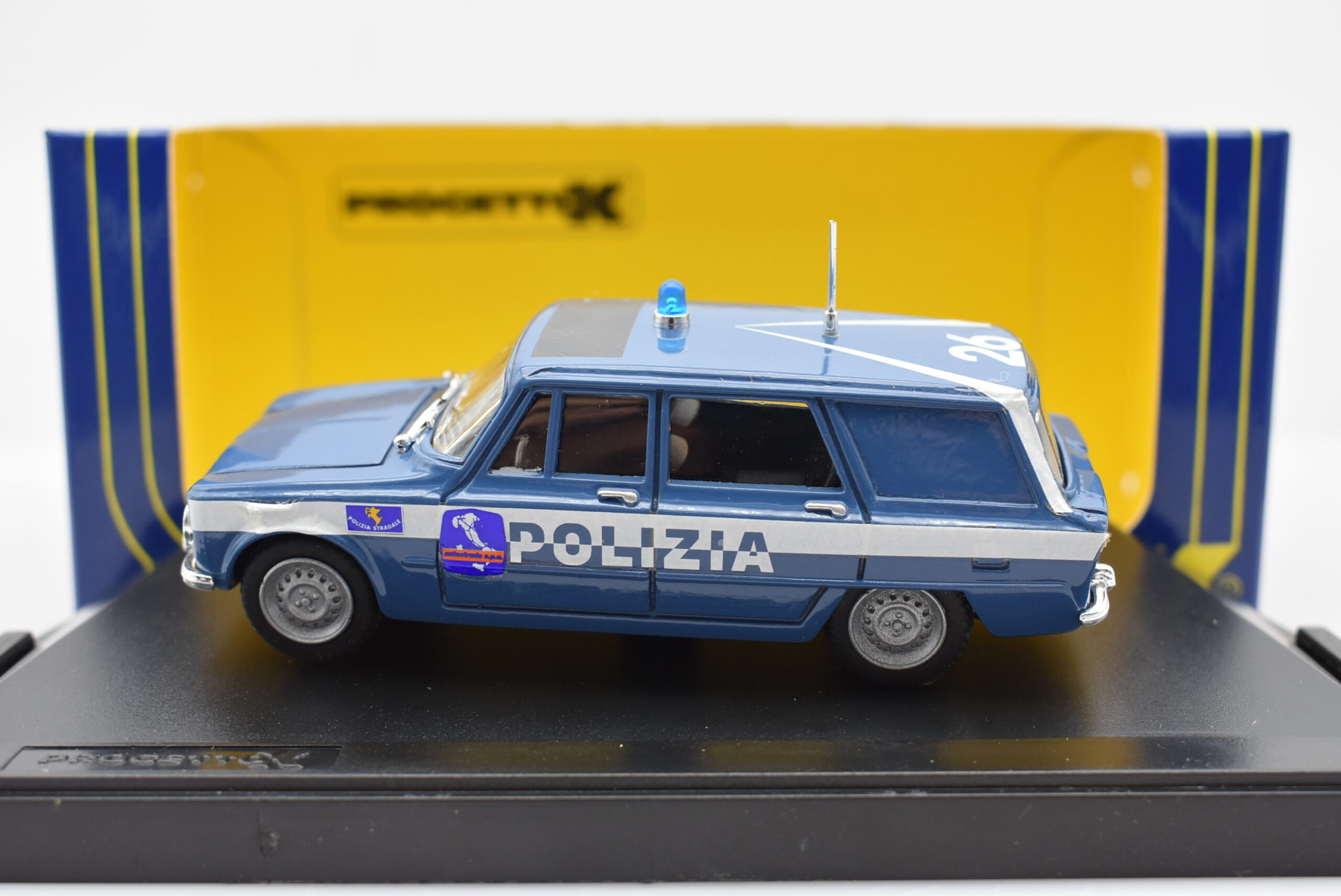 Modellino auto scala 1:43 Rio FIAT 128 POLIZIA STRADALE diecast