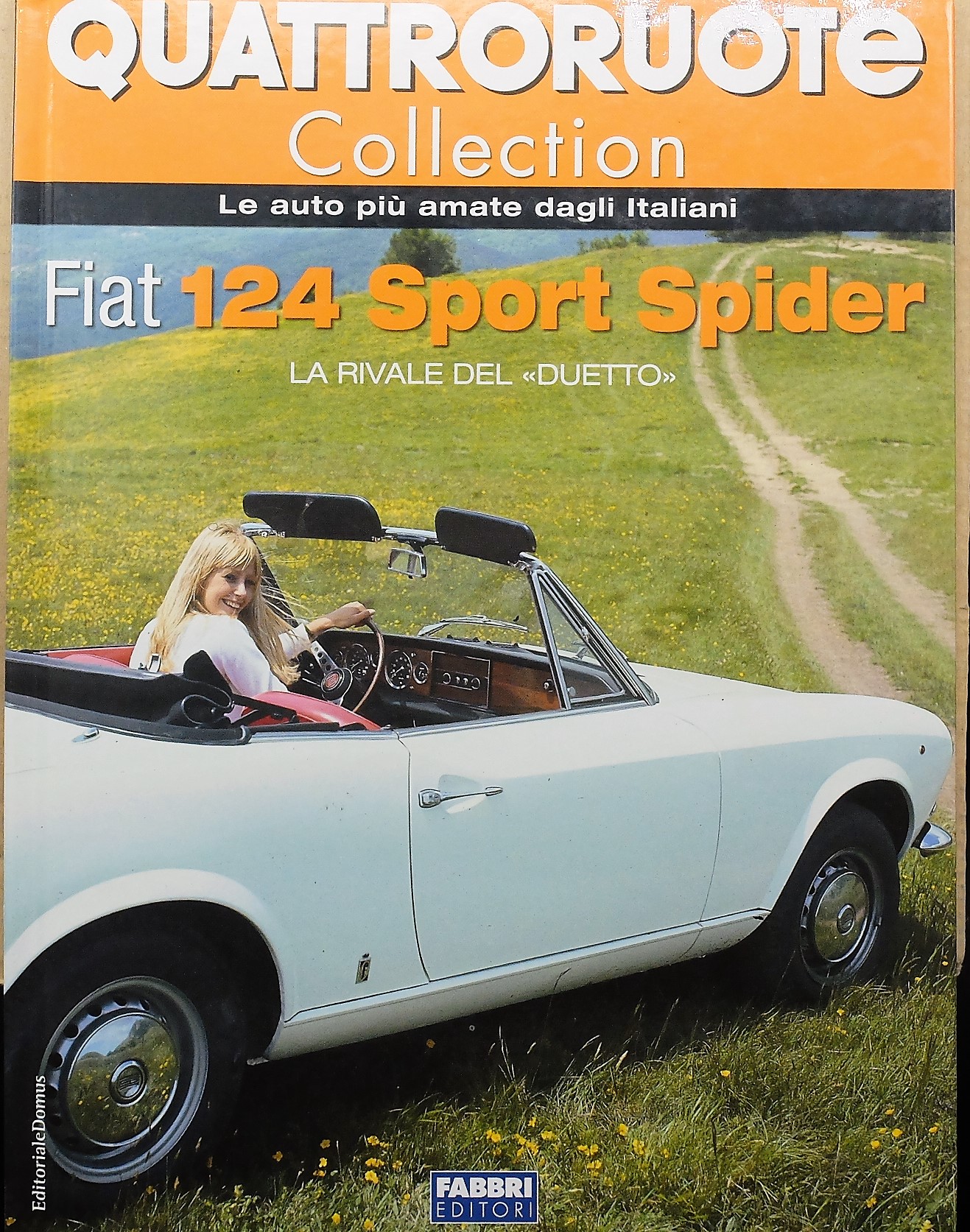 Quattroruote Collection FIAT 124 SPORT SPIDER livret de voiture 1:24 livre livre voiture