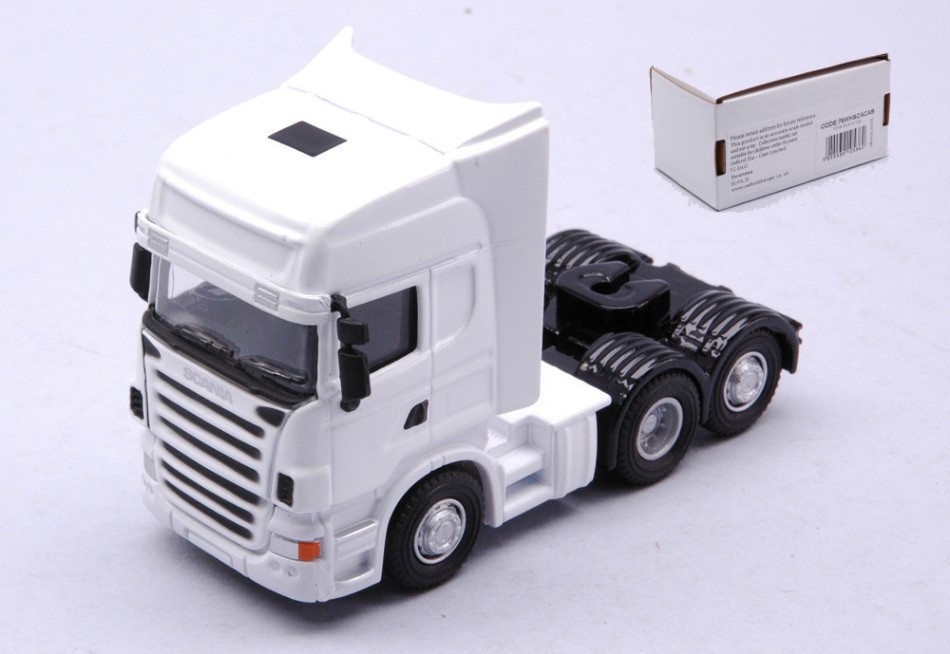 Modellino camion Oxford SCANIA CAB WHITE scala 1:76 - Arcadia Modellismo