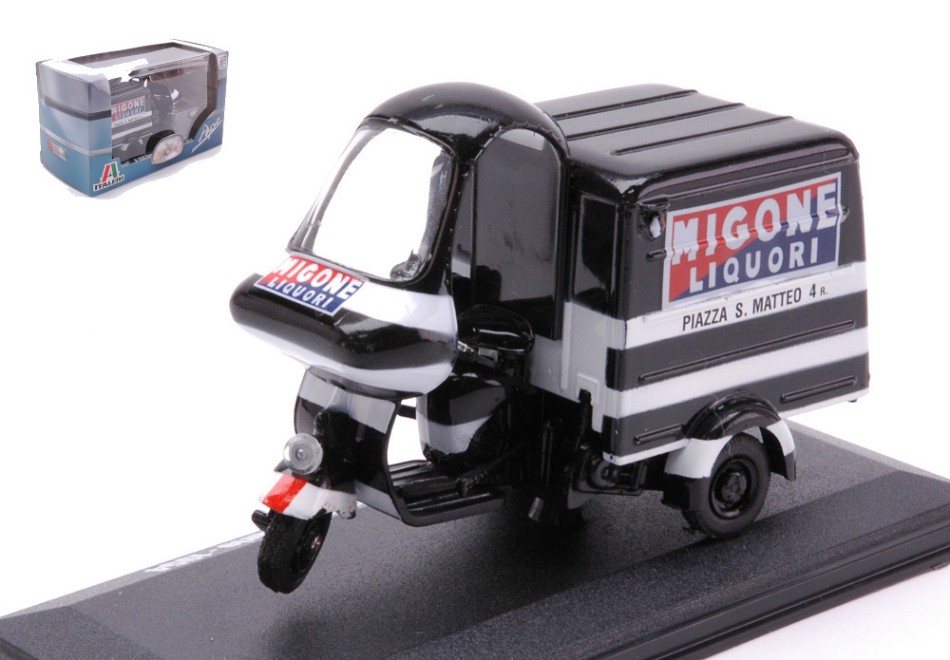 Model Italeri ape B 150 ADVERTISING VAN MIGONE LIQUEURS 1:32 vehicles