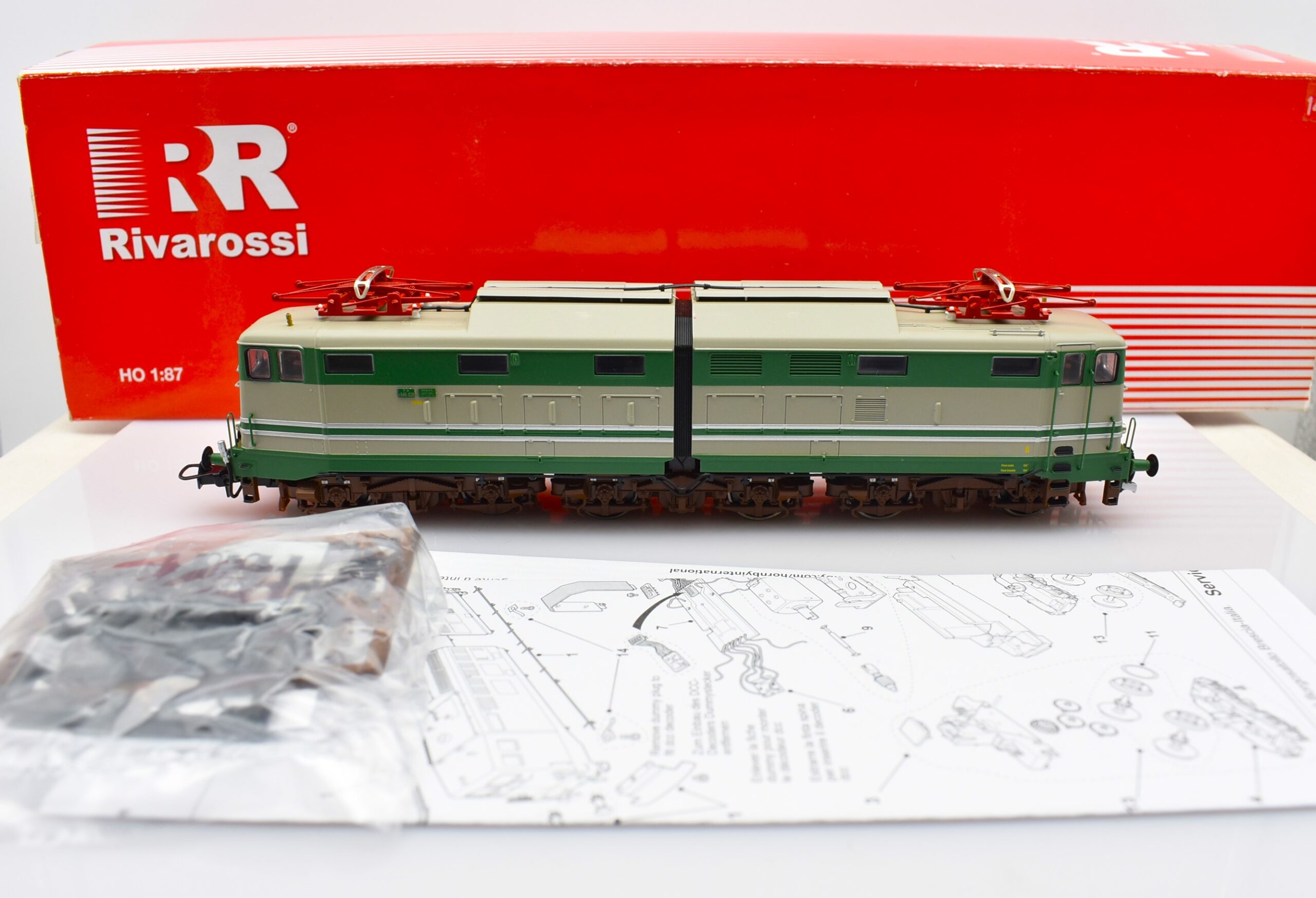 Treni Elettrici Rivarossi Scala HO 1 87 Locomotiva Elettrica Modellismo