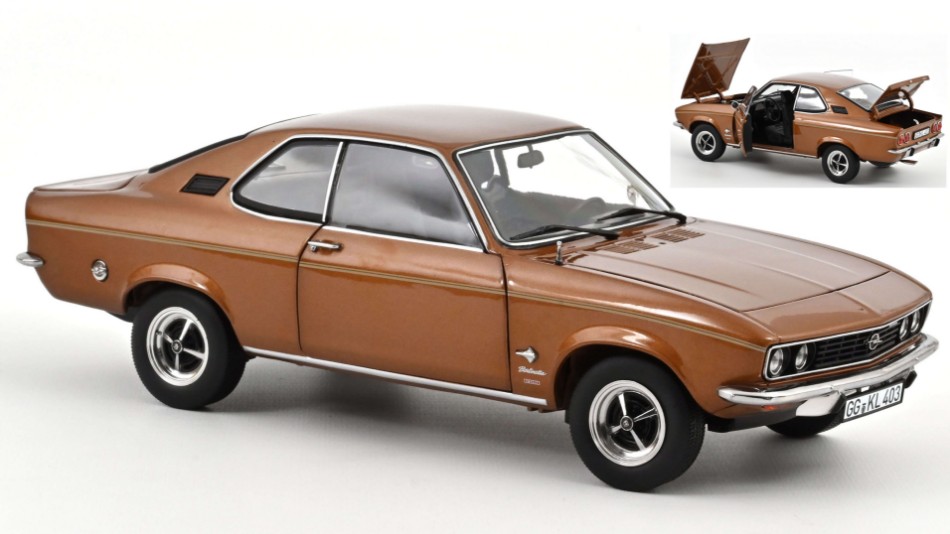 Miniature voiture auto 1:18 Norev OPEL MANTA 1970 modèle statique diecast