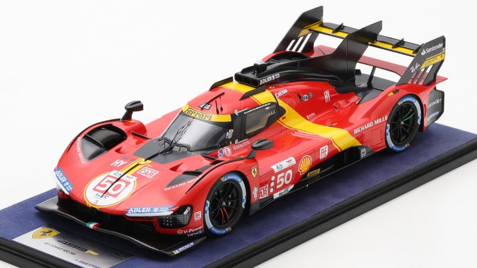 Modellino auto scala 1:18 Looksmart FERRARI 499P LE MANS 2023 modellismo