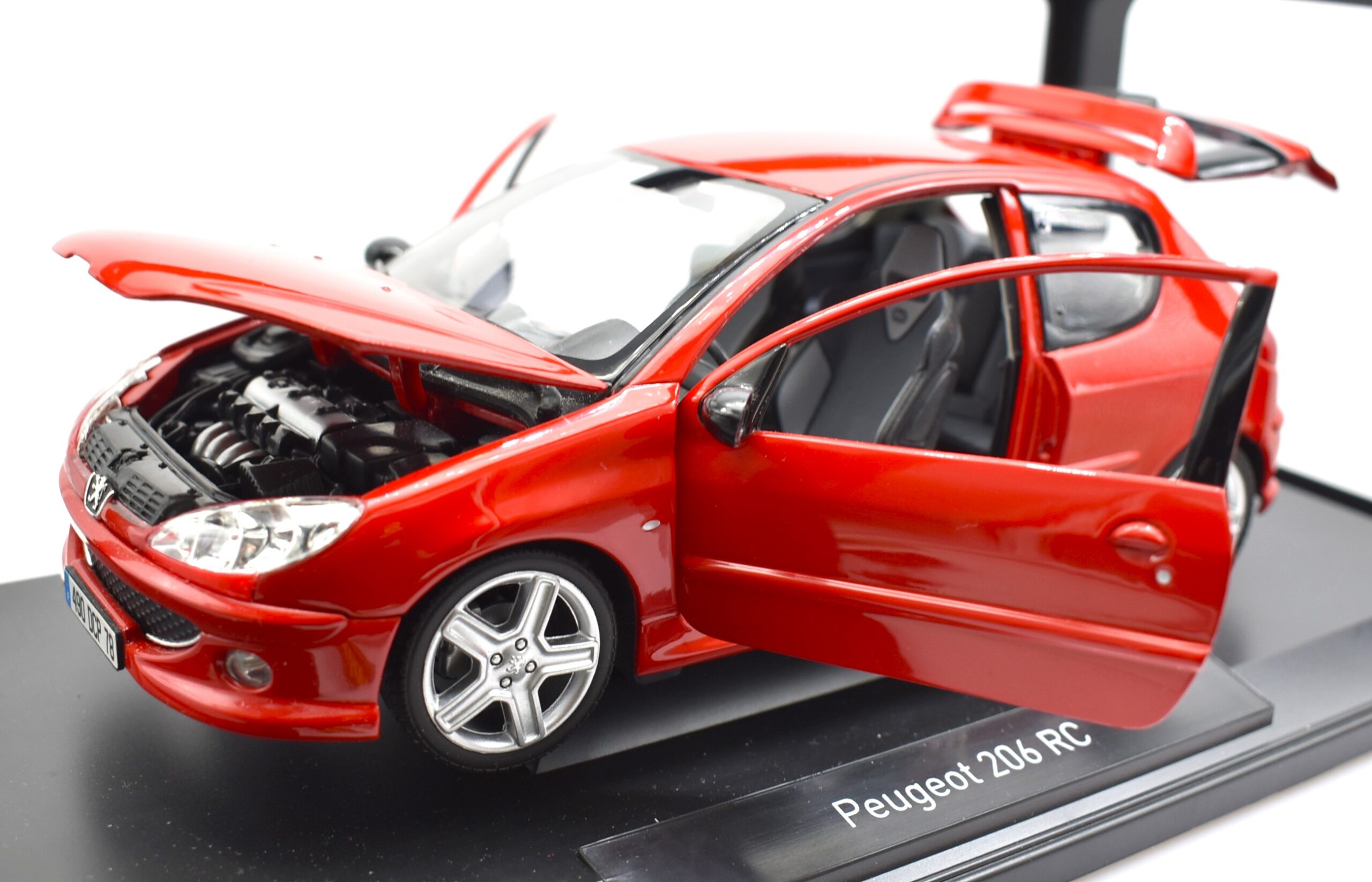 modellauto Auto Maßstab 1:18 Peugeot 206 RC Norev diecastmodellbau aussammlung